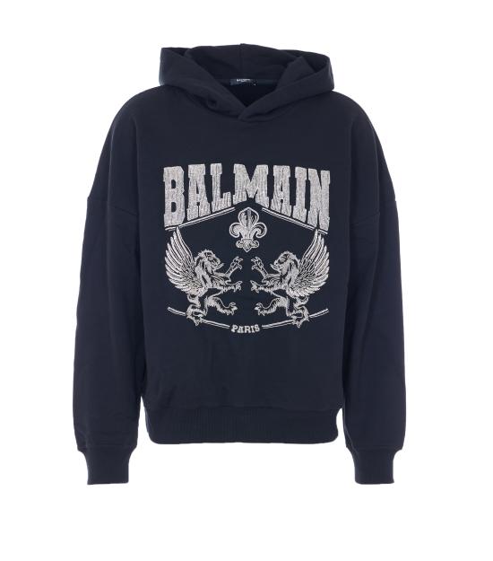 26SS 발망 후드 티셔츠 JT251PD33 EAW Black