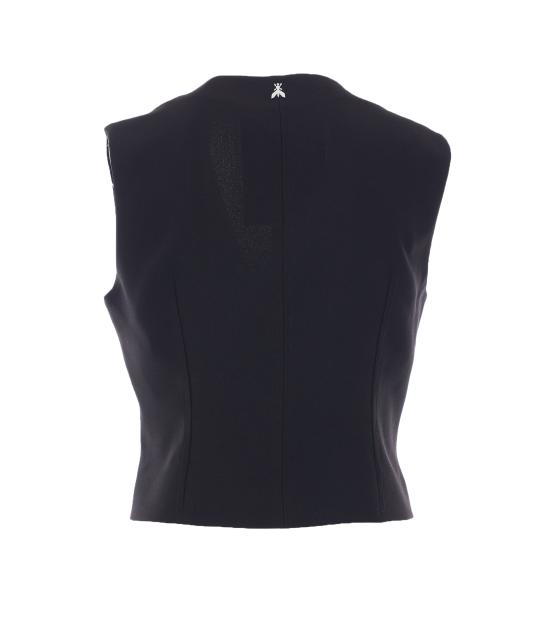 26SS 파트리지아페페 베스트 8C0839 A688J4U6 Black - PATRIZIA PEPE