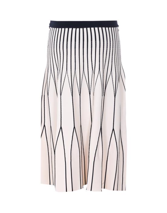 26SS 엘리자베타프랜치 미디 스커트 GK31S62E2 E84 White - ELISABETTA FRANCHI