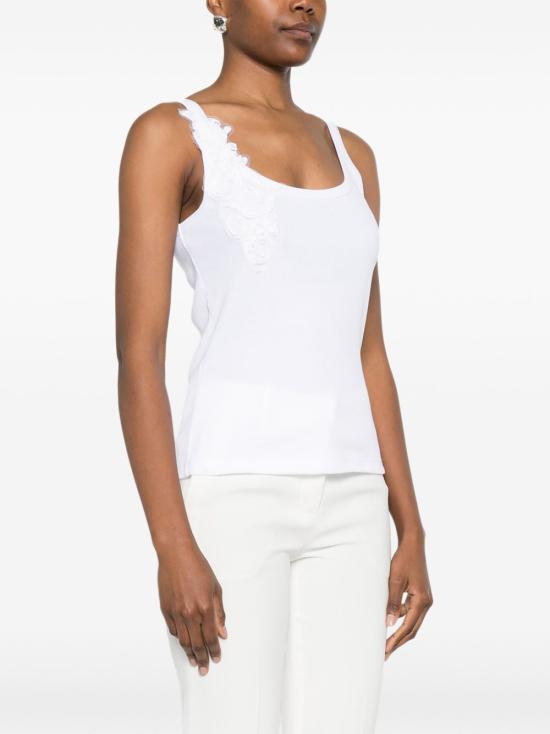 26SS 에르마노 피렌제 민소매 티셔츠 D48EL033 EG0MF010 White - ERMANNO FIRENZE