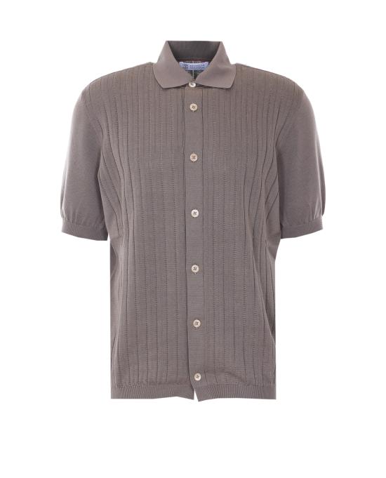 26SS 브루넬로 쿠치넬리 반팔 셔츠 M29204006 C7942 Beige