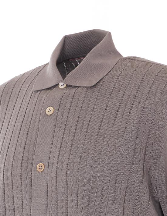 26SS 브루넬로 쿠치넬리 반팔 셔츠 M29204006 C7942 Beige - BRUNELLO CUCINELLI