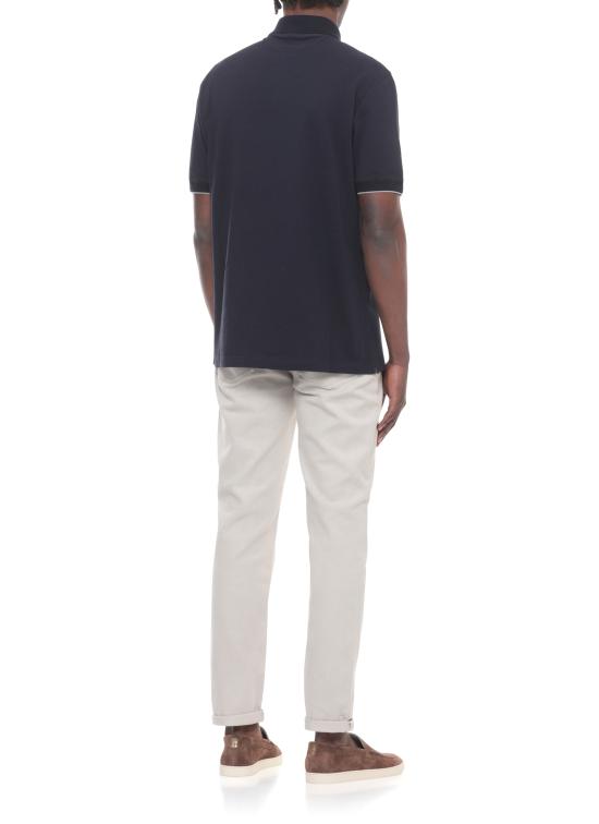 26SS 브루넬로 쿠치넬리 피케 폴로 셔츠 ME8548788 CK781 Blue - BRUNELLO CUCINELLI