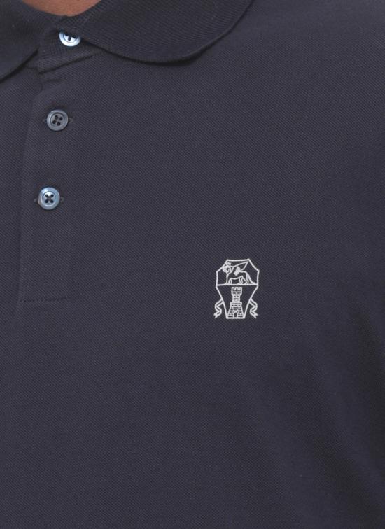 26SS 브루넬로 쿠치넬리 피케 폴로 셔츠 ME8548788 CK781 Blue - BRUNELLO CUCINELLI