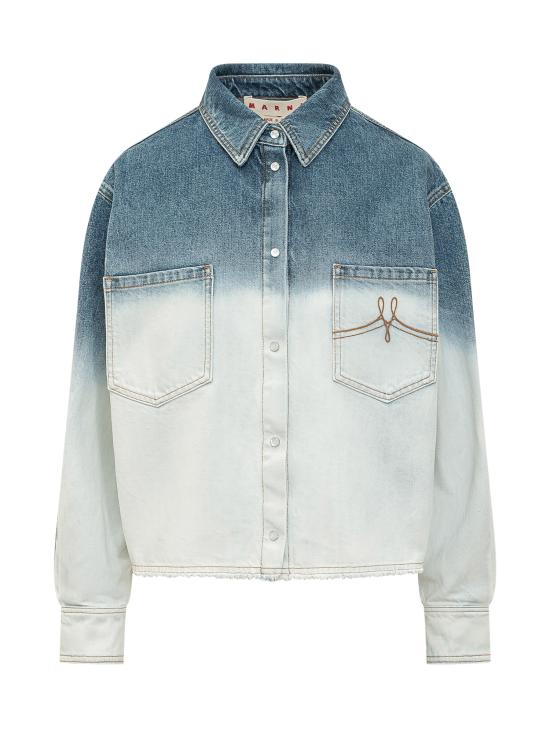 26SS 마르니 셔츠 CAJD0682S1USCY70 GBW13 ANTIQUE WHITE