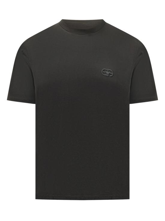 26SS 엠포리오 아르마니 반팔 티셔츠 EM004585AF10017 UC001 BLACK BEAUTY