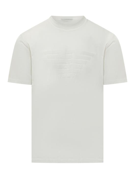 26SS 엠포리오 아르마니 반팔 티셔츠 EM004593AF10762 F0200 OFF WHITE DIS 1