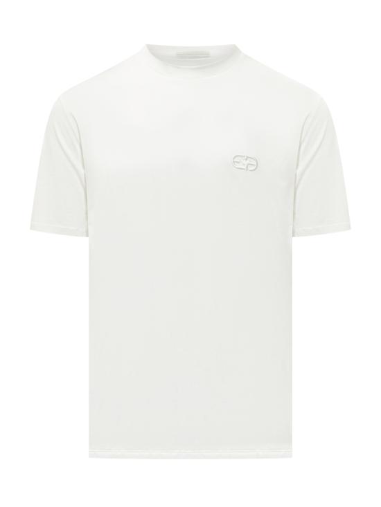 26SS 엠포리오 아르마니 반팔 티셔츠 EM004585AF10017 U0003 SNOW WHITE