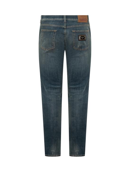 26SS 돌체앤가바나 데님 팬츠 GY07CDG8OJ9 S9001 DENIM VAR ABBINATA - DOLCE & GABBANA