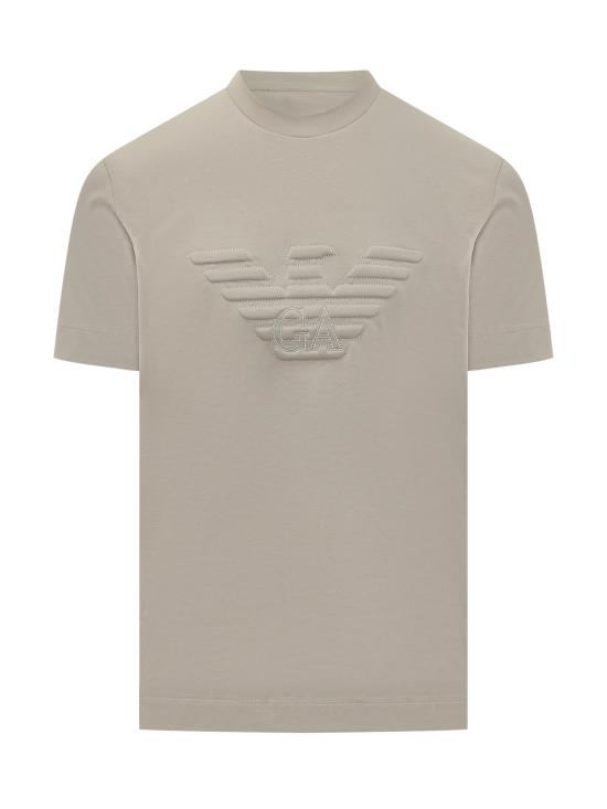 26SS 엠포리오 아르마니 반팔 티셔츠 EM004911AF13715 M6372 PUSSYWILLOW GRAY DIS 1 BIG EAGLE