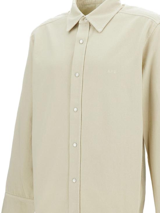 26SS 아페쎄 긴팔 셔츠 COHLDH32050AAE IVORY DOM - A.P.C.