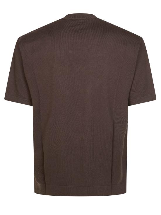 26SS 필리포 드 로렌티스 반팔 티셔츠 TS0MCOVCR14R 190 MARRONE - FILIPPO DE LAURENTIIS