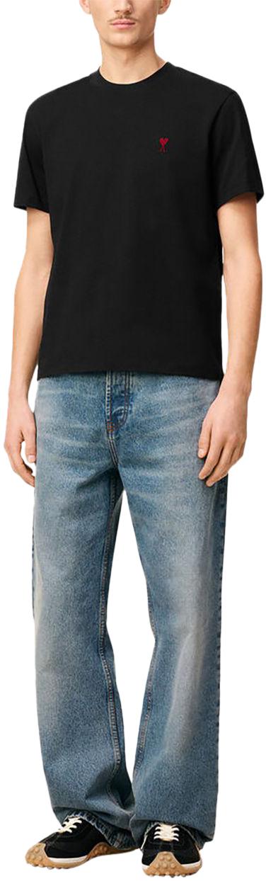 26SS 아미 반팔 티셔츠 BFUTS035724001 BLACK - AMI