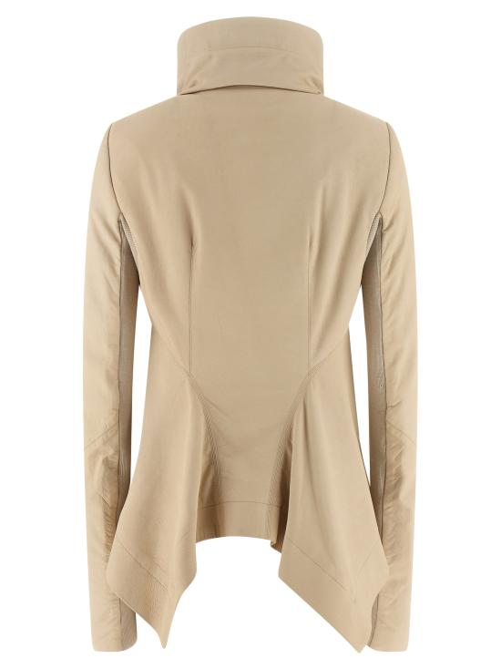 26SS 릭 오웬스 가죽 자켓 RP01F6743LBF138 Beige - RICK OWENS