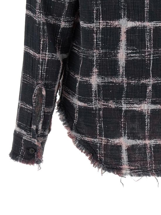 26SS 알13 블라우스 R13WR543R666BBLACKECRUPLAIDWITHREDLEOPARD Multicolor - R13