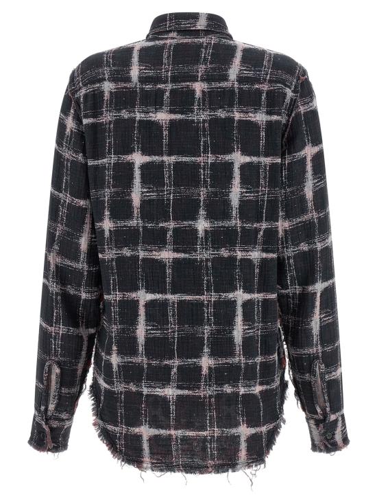 26SS 알13 블라우스 R13WR543R666BBLACKECRUPLAIDWITHREDLEOPARD Multicolor - R13