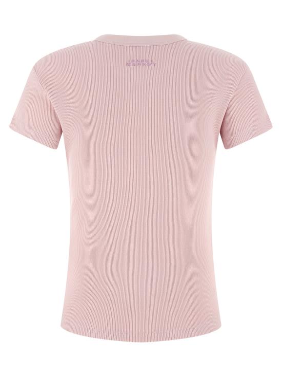 26SS 이자벨마랑 반팔 티셔츠 TS0111FAA2N39I40PI Pink - ISABEL MARANT