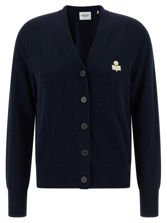 26SS 이자벨마랑에뚜왈 KARINA 카리나 V넥 가디건 CA0104FAC1L17E30MI Blue