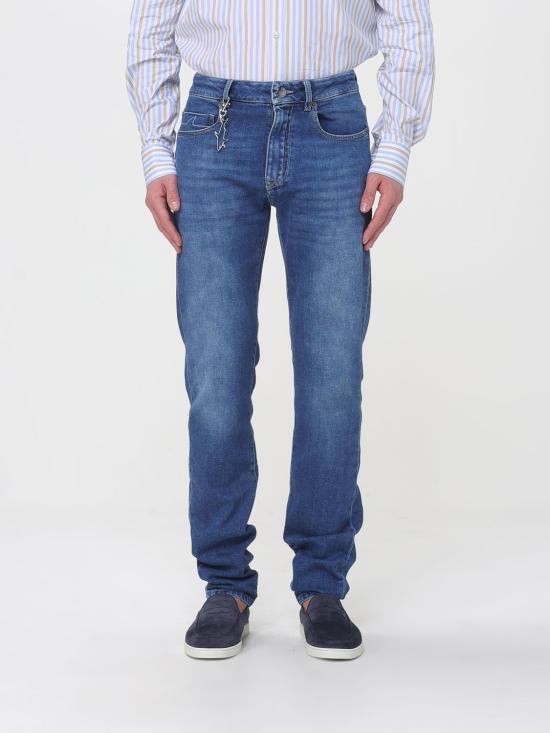 26SS 폴앤샤크 데님 팬츠 25414105 J02 Gnawed Blue