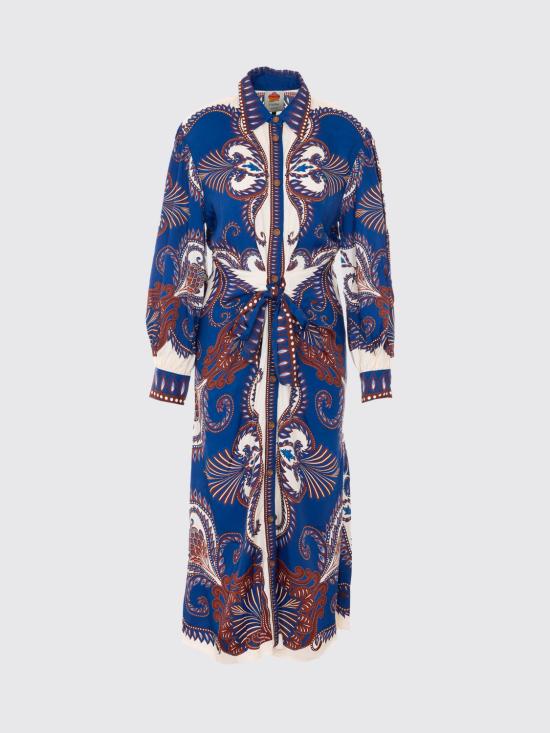 26SS 팜 리오 롱 원피스 344129 26005 Blue - FARM RIO