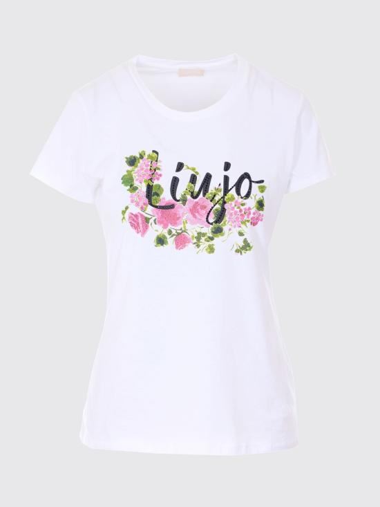 26SS 리우조 반팔 티셔츠 WA6493JS923 P9603 Bianco 3 - LIU JO