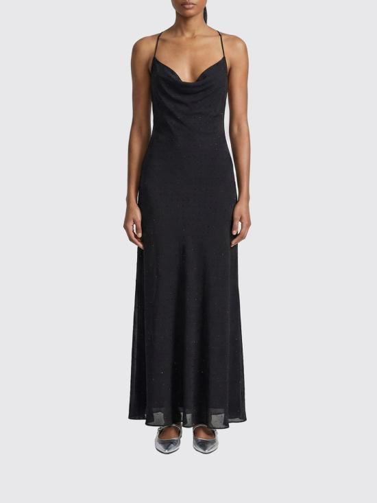 26SS 핑코 롱 원피스 106299A32X Z99 Black