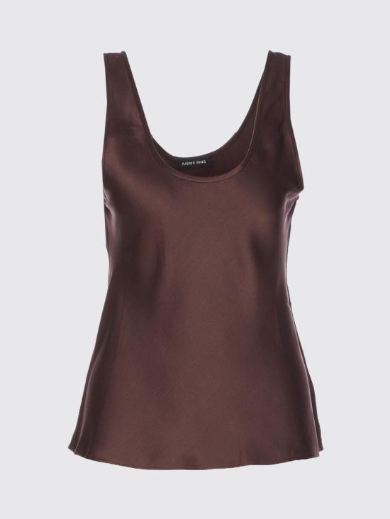 26SS 애니빙 민소매 티셔츠 A070839 BWN43 Brown - ANINE BING