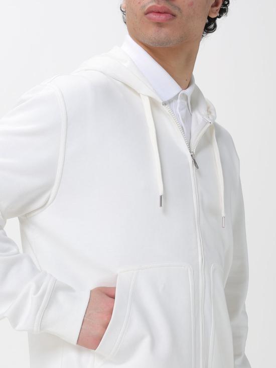 26SS 브루넬로 쿠치넬리 테크노 코튼 플리스 후드 집업 MW8639069G C7220 Beige - BRUNELLO CUCINELLI