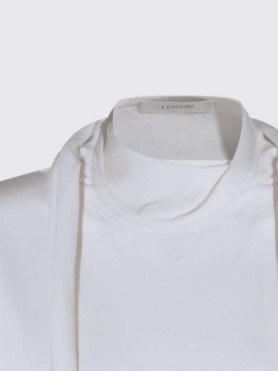 26SS 르메르 저지 숄더 티셔츠 TS0030LJ1018 WH048 White - LEMAIRE