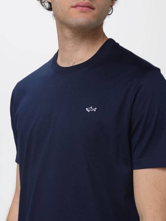 26SS 폴앤샤크 반팔 티셔츠 99311005 013 Blue - PAUL & SHARK