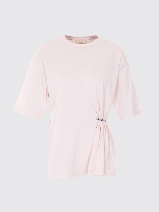 26SS 트윈셋 반팔 티셔츠 261TE2100 00570 Pink - TWINSET