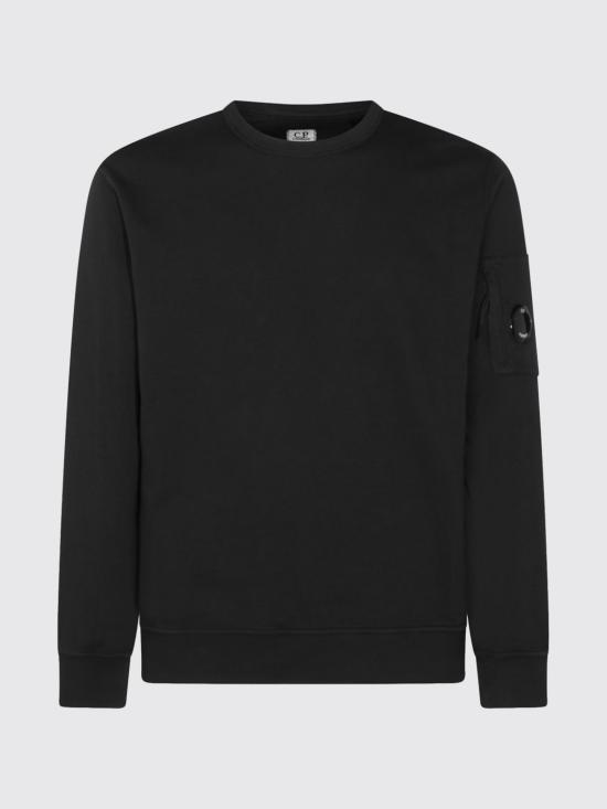 26SS 씨피 컴퍼니 라이트 플리스 크루넥 스웨트셔츠 RCCMSS711A002246G 999 Black - C.P. COMPANY