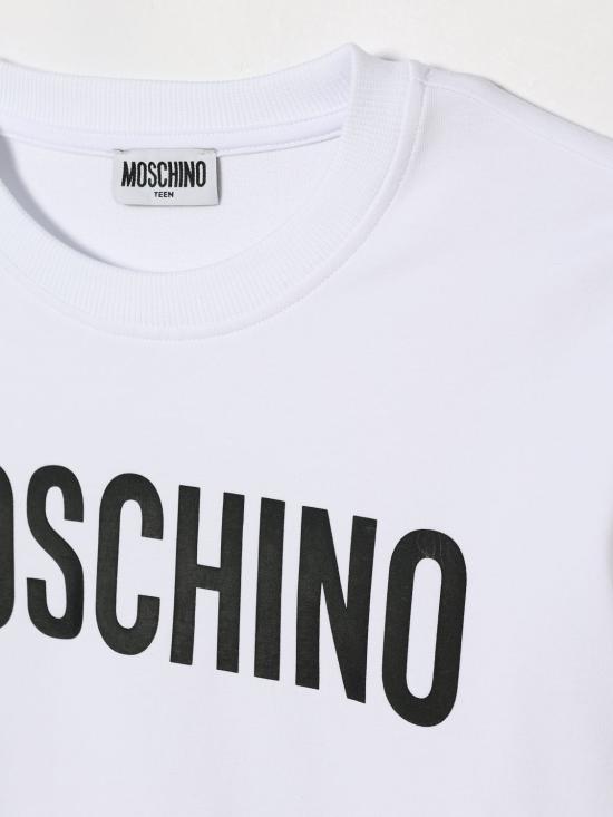 26SS [키즈] 모스키노 풀오버 HUF09YLDA11 10101 White - MOSCHINO