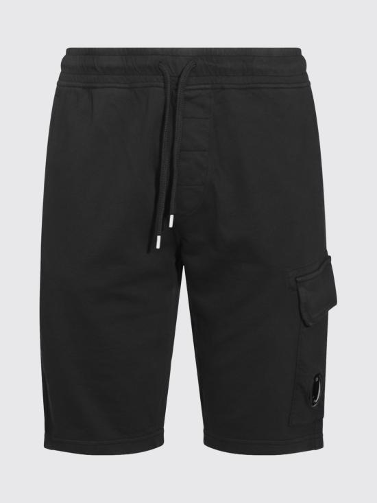 26SS 씨피 컴퍼니 라이트 플리스 카고 렌즈 스웨트쇼츠 RCCMSB704A002246G 999 Black - C.P. COMPANY