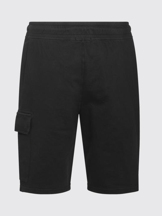 26SS 씨피 컴퍼니 라이트 플리스 카고 렌즈 스웨트쇼츠 RCCMSB704A002246G 999 Black - C.P. COMPANY