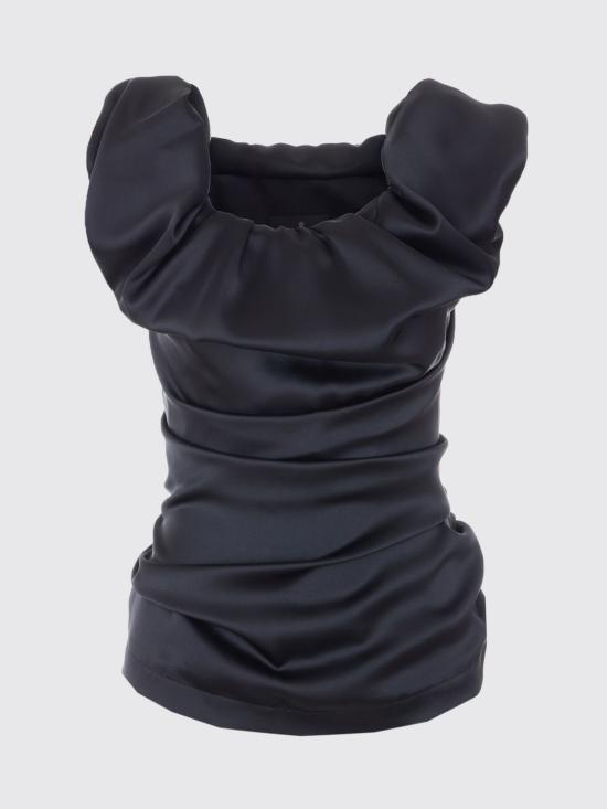 26SS 비비안웨스트우드 민소매 티셔츠 15050019W01CA N401 Black - VIVIENNE WESTWOOD