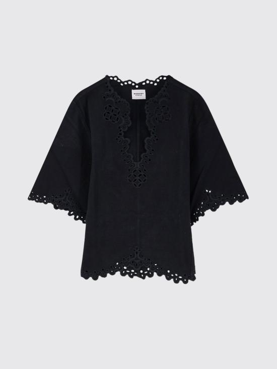 26SS 이자벨마랑에뚜왈 블라우스 26PHT0586FBD1J04E 02FK Black - ISABEL MARANT ETOILE