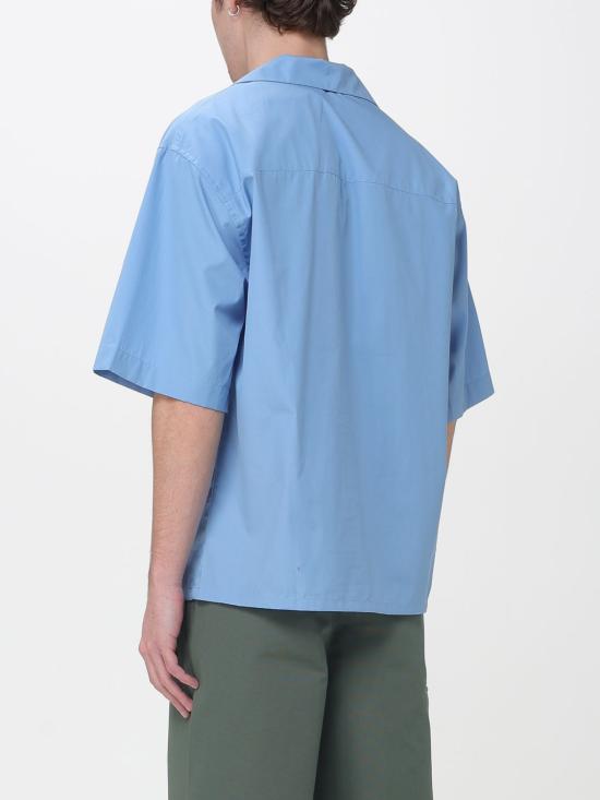 26SS 마르니 반팔 셔츠 CUMU0213PPUSCT88 LWB31 Blue - MARNI