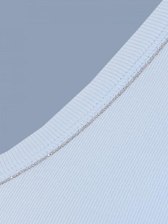 26SS 파비아나 필리피 반팔 티셔츠 JED266F603L896 5154 Blue - FABIANA FILIPPI