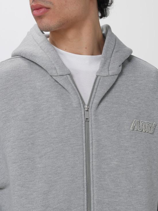 26SS 오트리 긴팔 티셔츠 HIPX032D Grey - AUTRY