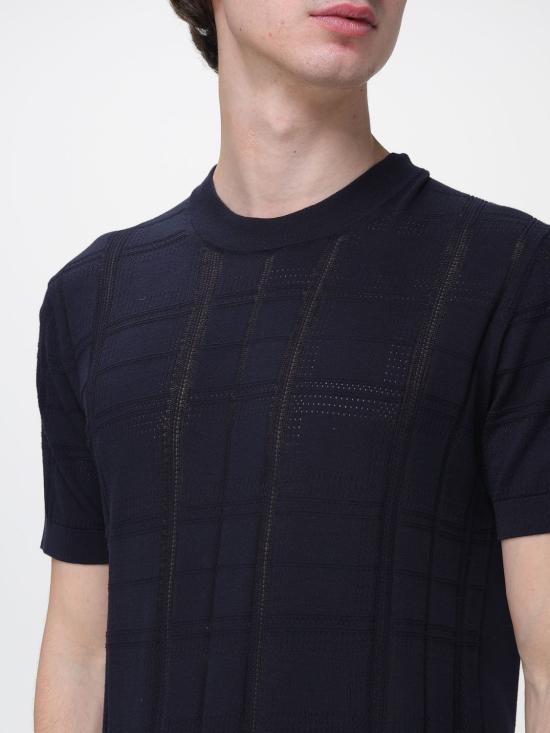 26SS 파올로페코라 스웨터 A015F100 6685 Blue - PAOLO PECORA