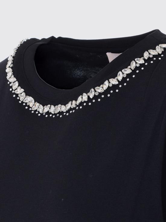 26SS 리우조 반팔 티셔츠 WA6128JS904 P9320 Black 1 - LIU JO