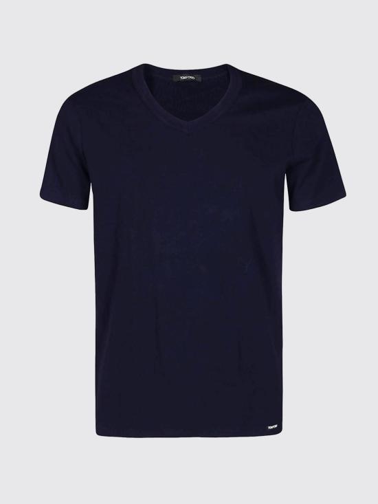 26SS 톰포드 반팔 티셔츠 T4M091040 412 Blue - TOMFORD