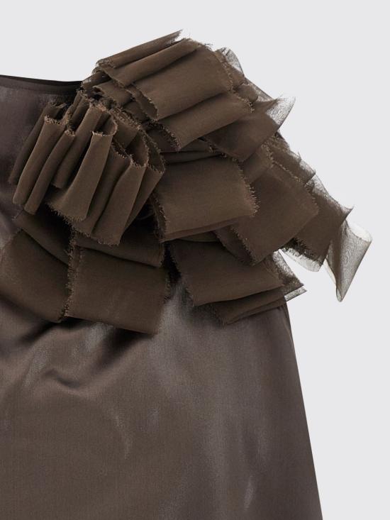 26SS 마그다뷰트림 민소매 티셔츠 347426 Brown - MAGDA BUTRYM