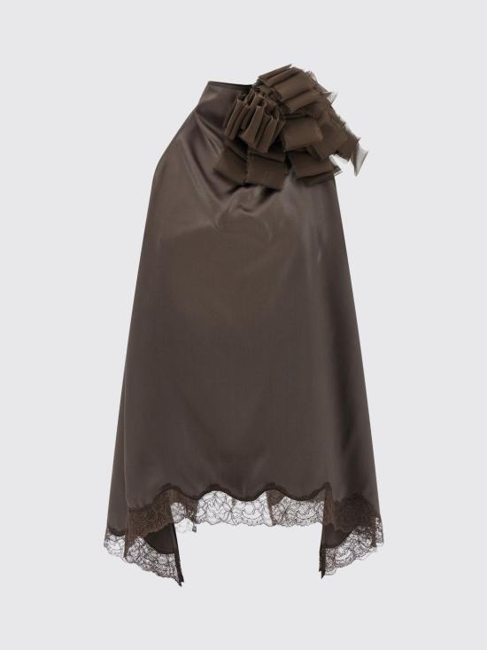 26SS 마그다뷰트림 민소매 티셔츠 347426 Brown - MAGDA BUTRYM