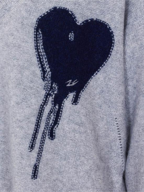 26SS 자딕앤볼테르 스웨터 KWSW02925 050 Grey - ZADIG & VOLTAIRE