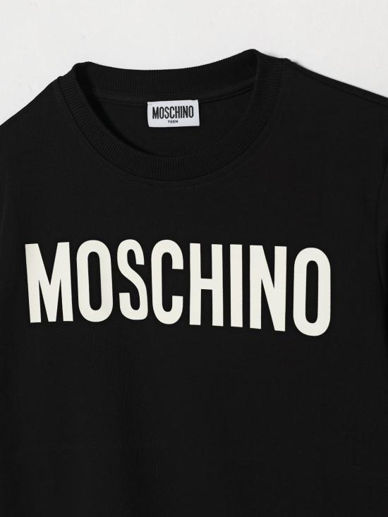 26SS [키즈] 모스키노 풀오버 HUF09YLDA11 60100 Black - MOSCHINO