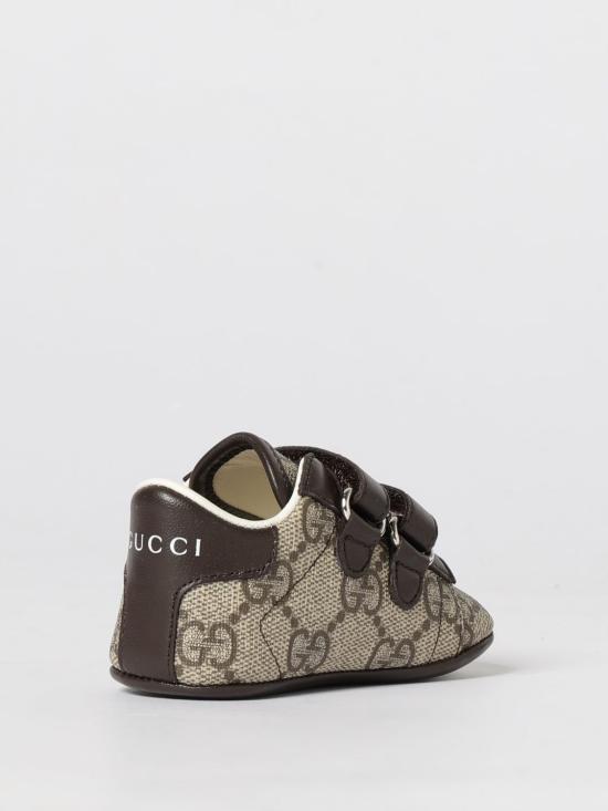 26SS [키즈] 구찌 스니커즈 772387FACX3 9752 Beige - GUCCI