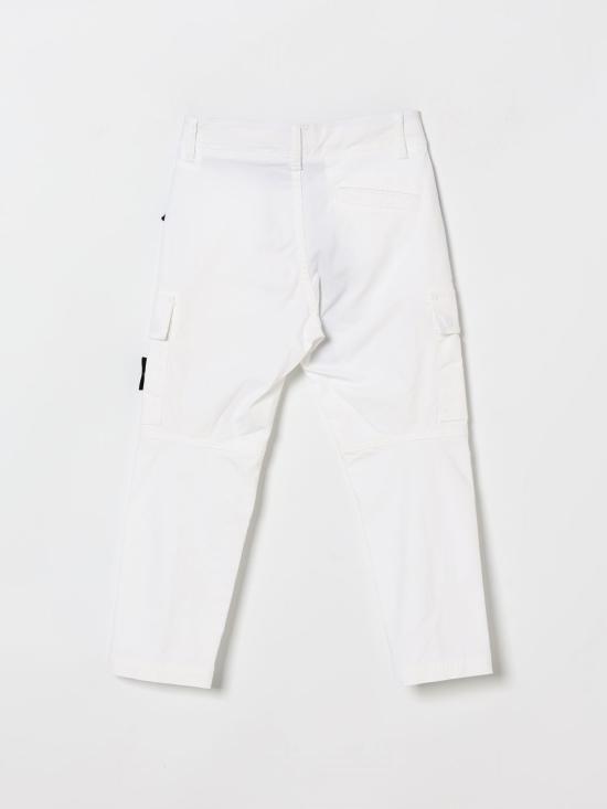 26SS [키즈] 스톤 아일랜드 스트레이트 팬츠 3100004S0001 V0001 White - STONE ISLAND