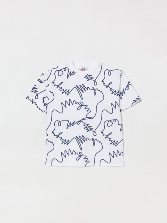 26SS [키즈] 엠에스지엠 티셔츠 S6MSJUTH170 001 83 White